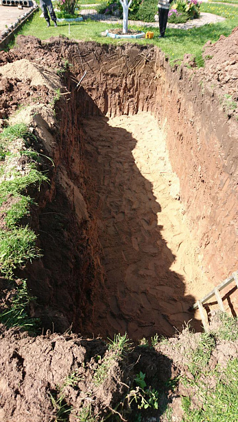 Монтаж газгольдера в д. Троица